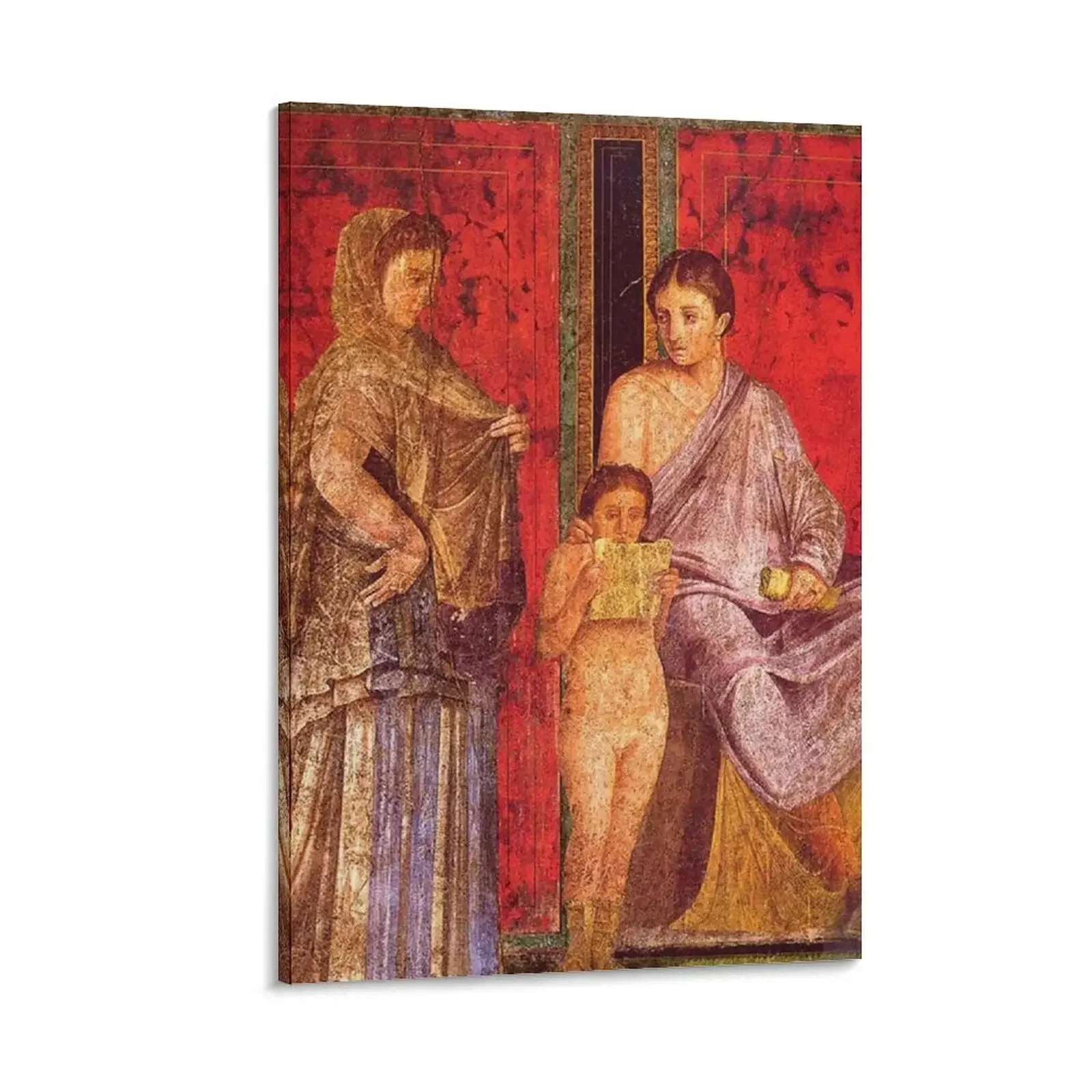 

Fresco of the Villa of the Mysteries Canvas Painting Luxury living room decoration aesthetic room decoration Paintings