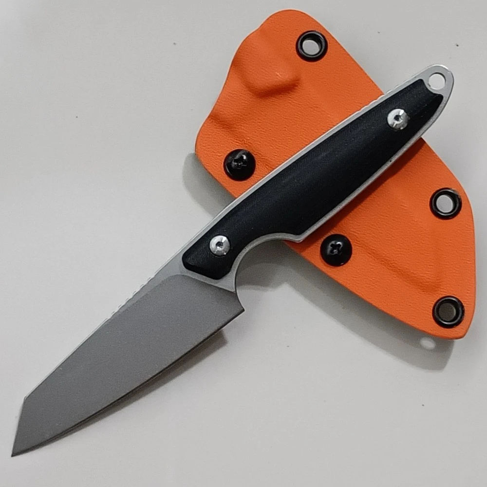 

Высококачественный прямой нож для выживания на природе с ножнами K-типа, многофункциональный, для походов, в подарок, EDC-инструмент