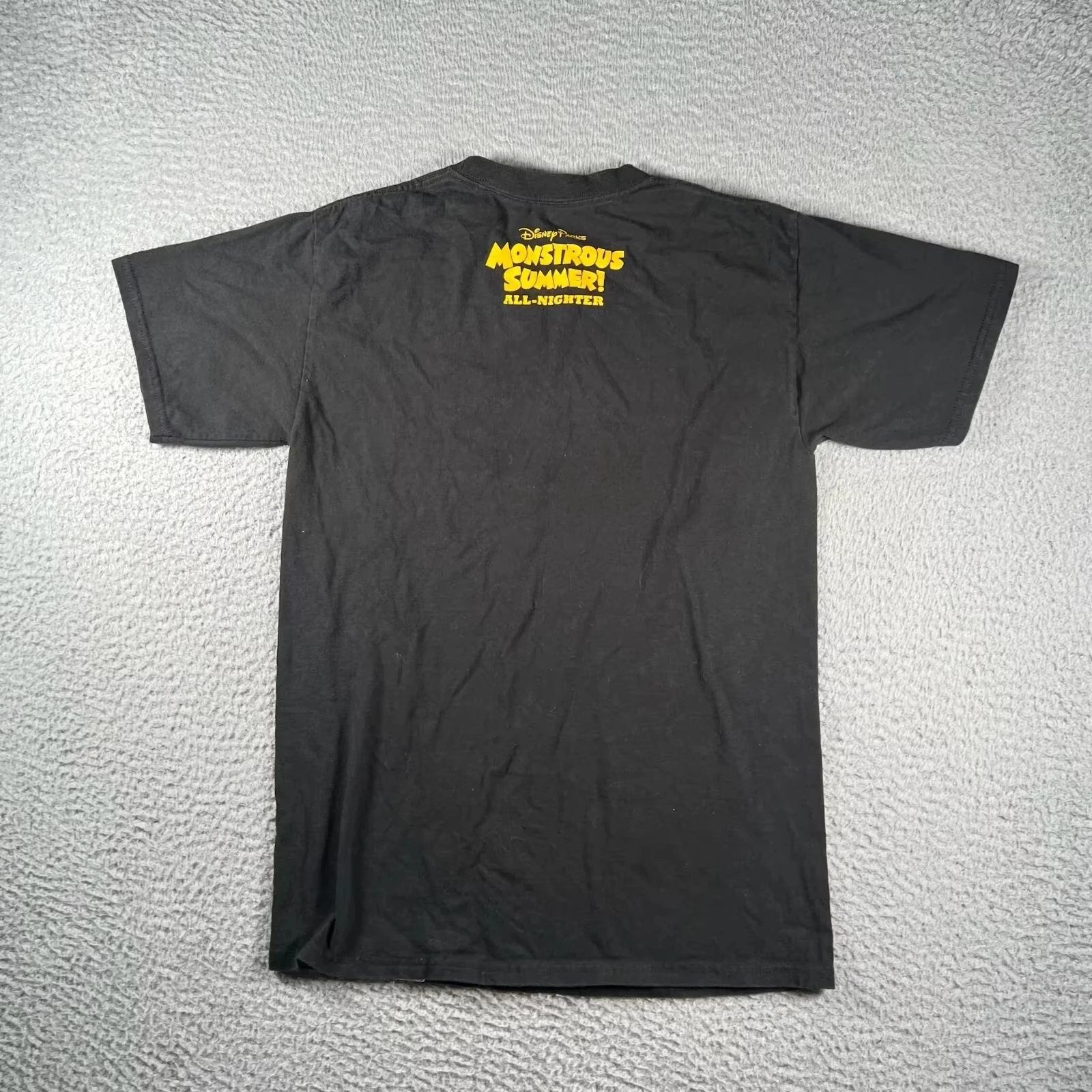 2025 ديزني لاند تي شيرت الرجال النساء صغيرة سوداء قصيرة الأكمام مايك وازوسكي الجرافيك للجنسين القطن قصير الأكمام شارع العليا المحملة #2
