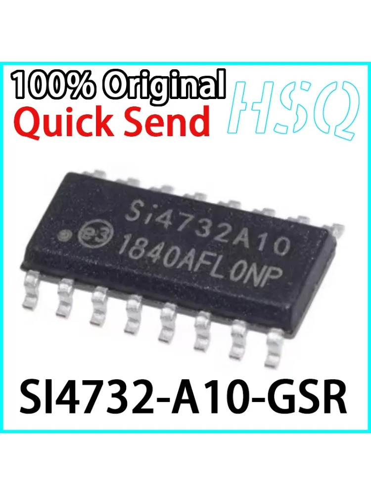 1 SZT. SI4732-A10-GSR SI4732A10 SOP16 Układ scalony odbiornika RF, fabrycznie nowy, dostępny w magazynie — zdjęcie 2