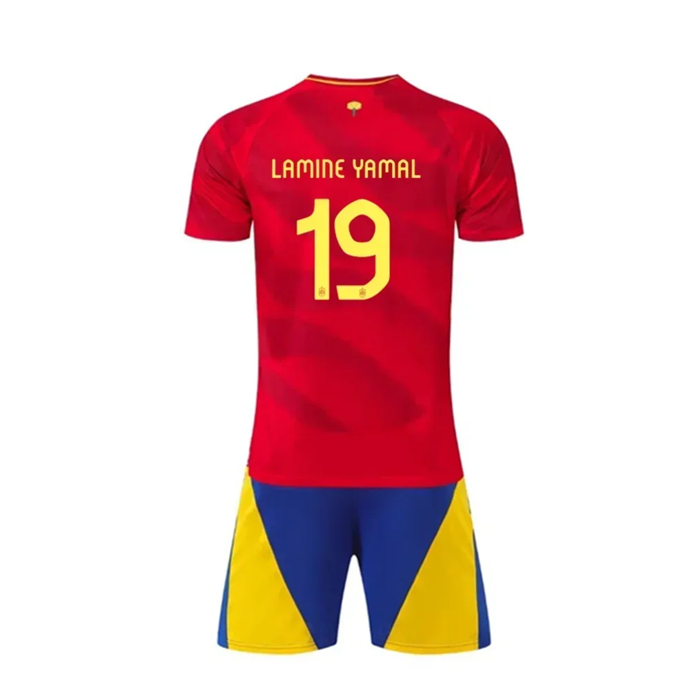 adult children's clothing set Football sport Uniforms boy girl Spanish Lamine Yamal Fans Jersey Training wear games kits Leisure