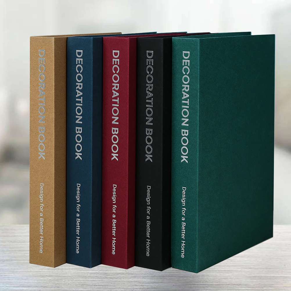 

Simulated Book Desktop Decor Home Office Ornament Creative Design Photo Props Tabletop Crafts Bookends Display