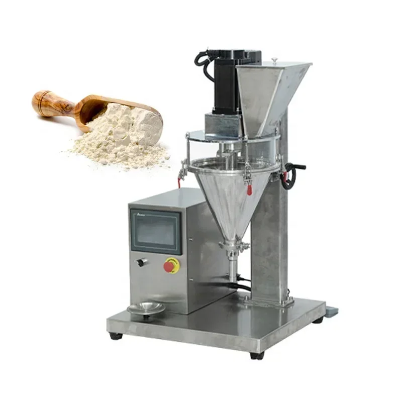 

Semi Automatic Powder Filling Machine 5kg Bottle Bag Milk Cos metic Chemical Powder Weighing Dosing Auger Powder Filling Machine