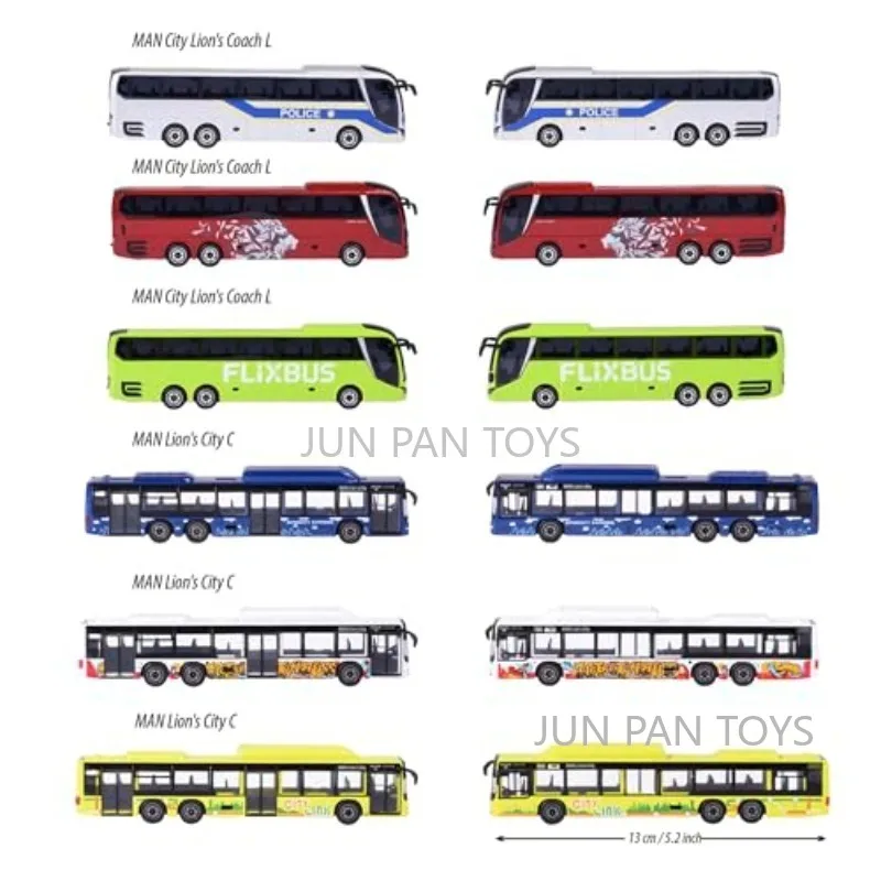 Original Majorette City Bus MAN Lion's City C Coach L 1/64 Die-Cast Metal 13cm Car Model Boy Toys Collectible Kids Birthday Gift - view 4