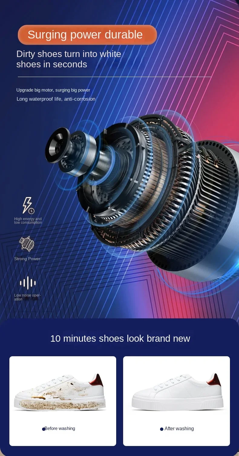 220V Longines Sun Shoes Washer disidratazione e asciugatrice semiautomatica per lo strumento di spazzolatura delle scarpe domestiche