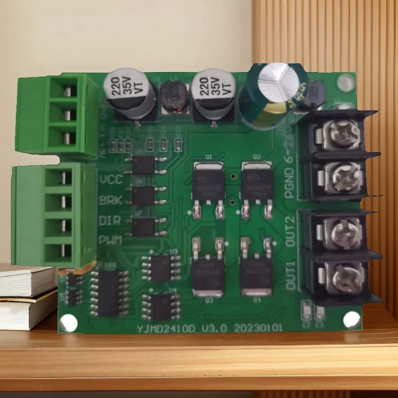 DC24V/12V10A The Speed Control Drive Board of the DC Brushed Motor Driver Module Can Achieve Current Closed-loop