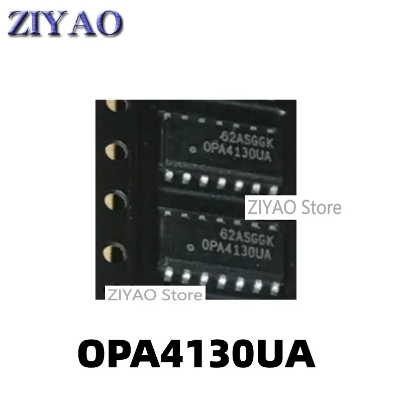 5PCS OPA4130 OPA4130UA OPA4130U SOP14 low-power input operational amplifier chip