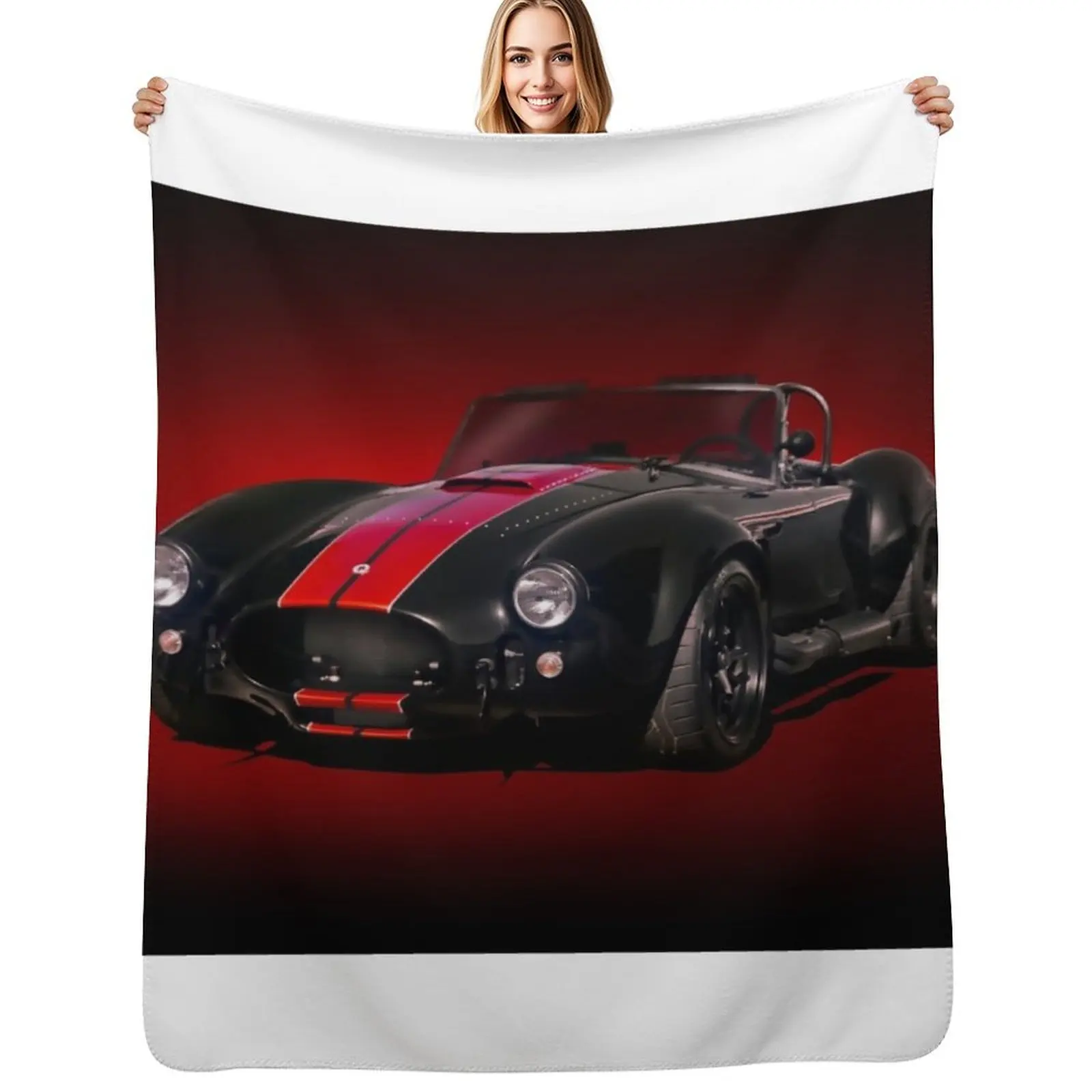 

1965 Superformance Cobra Replica Throw Blanket Flannel Fabric Kid'S Winter beds Luxury St Blankets