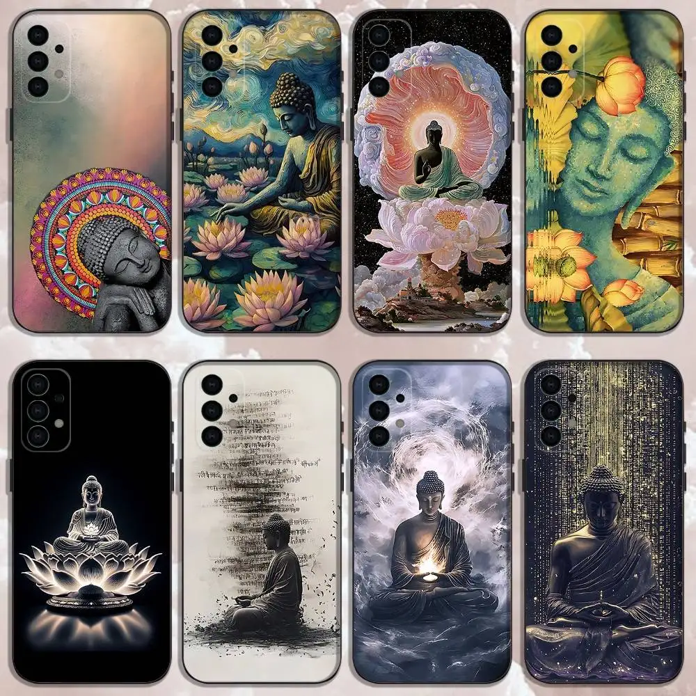 

G-Gautama and Buddhism Phone Case For Samsung Galaxy A73,31,32,72,41,53,52,71,22,5G,Note,J7,8,9 Soft Black Cover