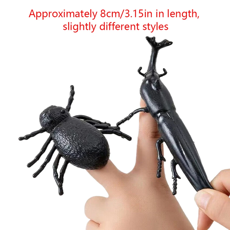 Catapult Launch Insect Fun And Tricky Slingshot Insect Practice Insect Elastic Flying Finger Insect Sticky Decompression Toy