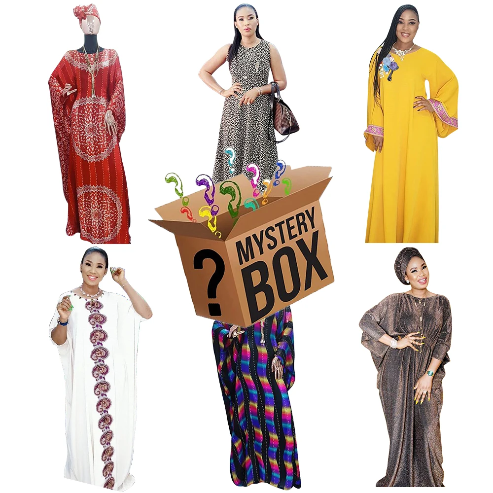 New Blind Box Surprise Box Muslim Dress Women Guaranteed Fashion Random For Birthday Lucky Mystery Gift Interesting