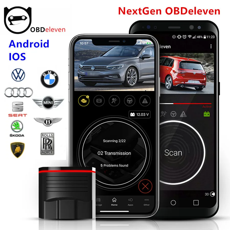 Original NEXTGEN OBDeleven For BMW / VAG GROUP For IOS/Android Support VW Polo Golf Volkswagen/Audi A3 A4 /Seat/Skoda/BMW
