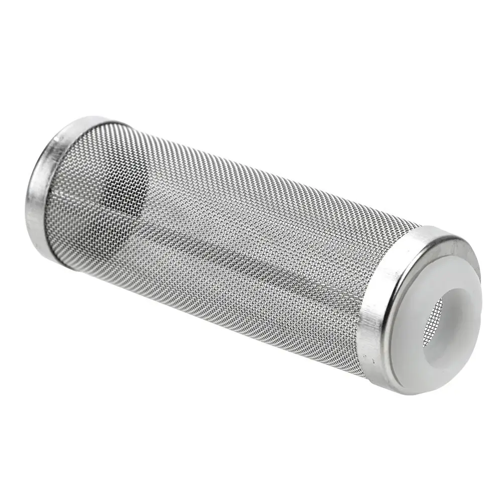Cylinder Aquarium Inflow Inlet Filter Useful Durable Aquarium Filter Stainless Steel 12mm/16mm Water Inlet Protective Sleeve