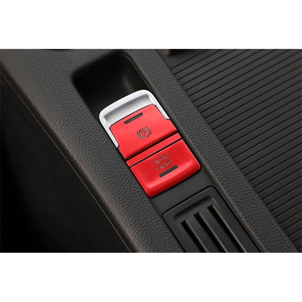 Car Handbrake Auto Hold P Switch Button Sticker Cap Cover Trim For VW Golf 7 7.5 MK7 AT 2015-2019 Protection Accessories - view 5