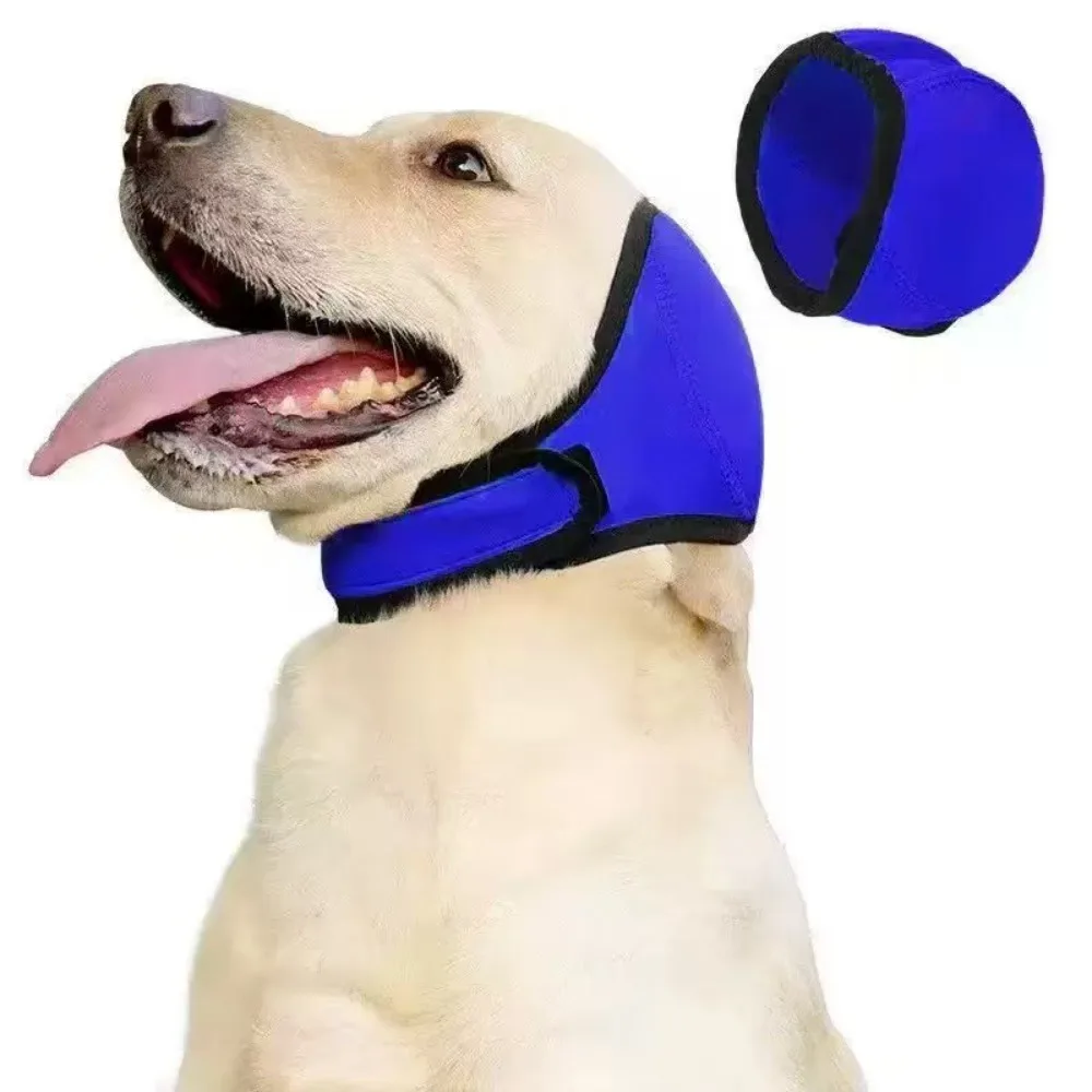 

Noise Reduction Dog Ear Covers Anti-Noise Hearing Protection Pet Ear Muffs Adjustable Shock Proof Pet Headcover Rainy Day