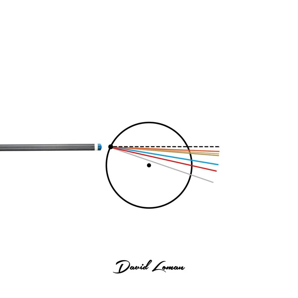 David Loman PROII Billiard Pool Shaft 29 Inch Carbon Fiber 11.8