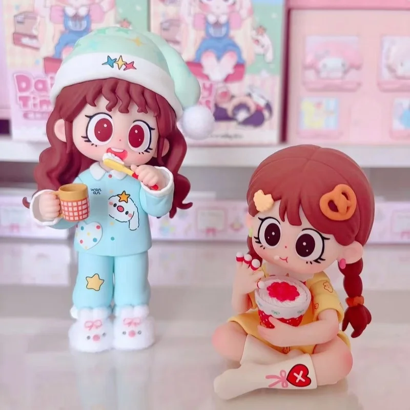 New Product In Stock Milay Girls' Third Generation Lazy Time Series Blind Box Figurines Cute Desktop Decorative Items As Gifts