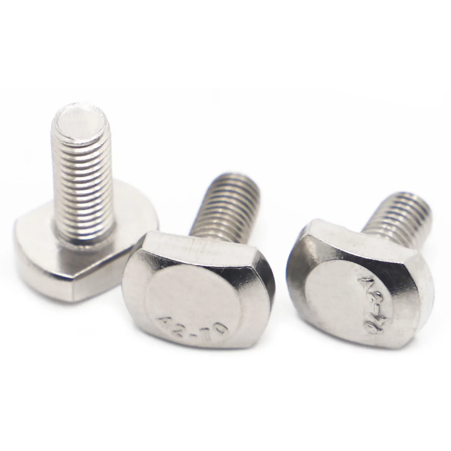 M5 M6 M8 M10 M12 GB37 Stainless Steel T Shape Punch Milling Machine Screw Threaded Rod Clamping Cap Bolt for T-Slot T-head bolts