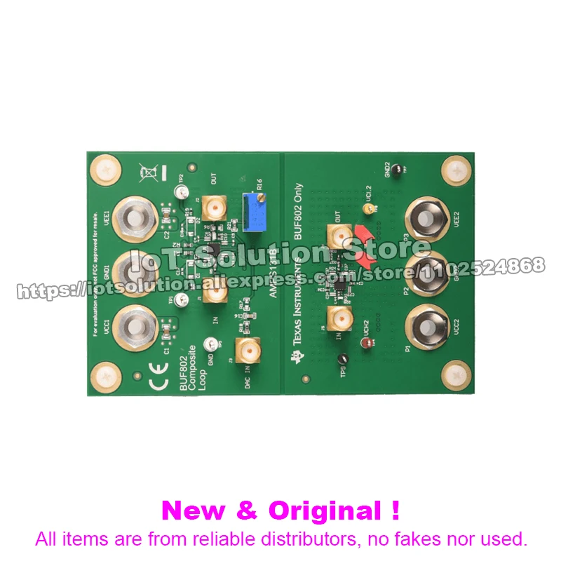 BUF802RGTEVM BUF802 evaluation module high-speed, wide-bandwidth, 2.3-nV/√Hz