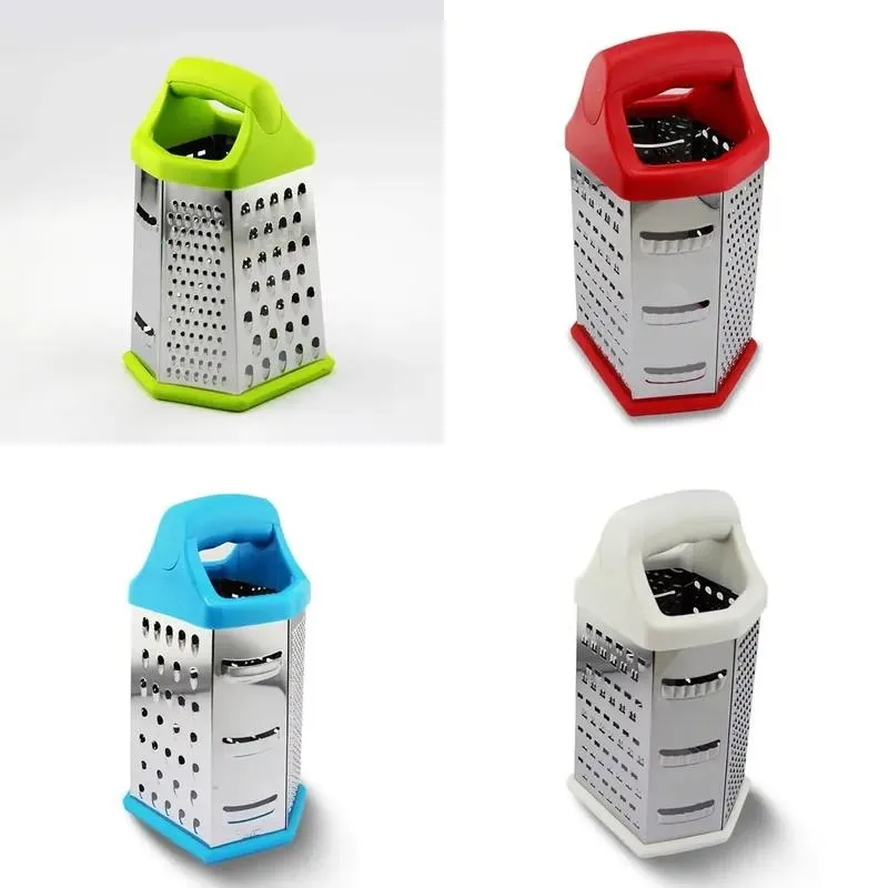 Wholesale 6-sided multifunctional stainless steel vegetable grater