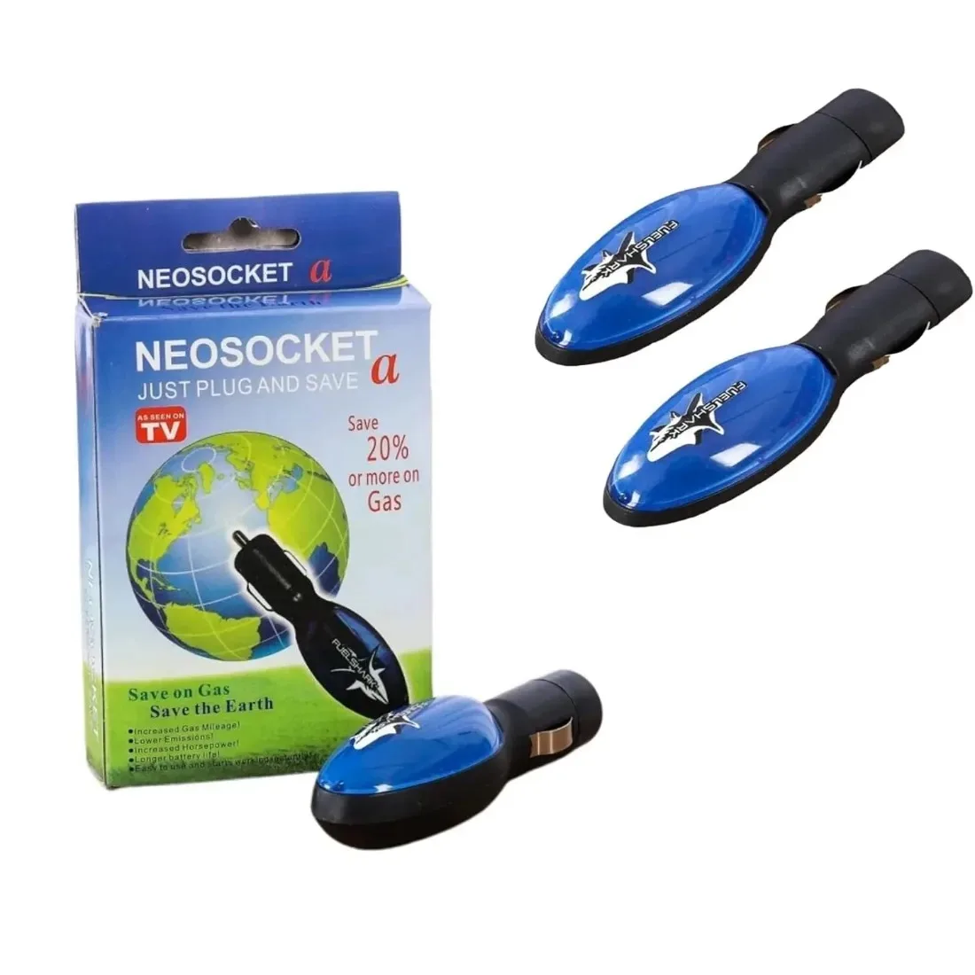 

Car Fuel Saver 2pcs, 2026 New Upgrade Fuelshark Fuel Sync Device, Gas Saver for Car, Automotive Spill Saver Auto Save 10-30%.