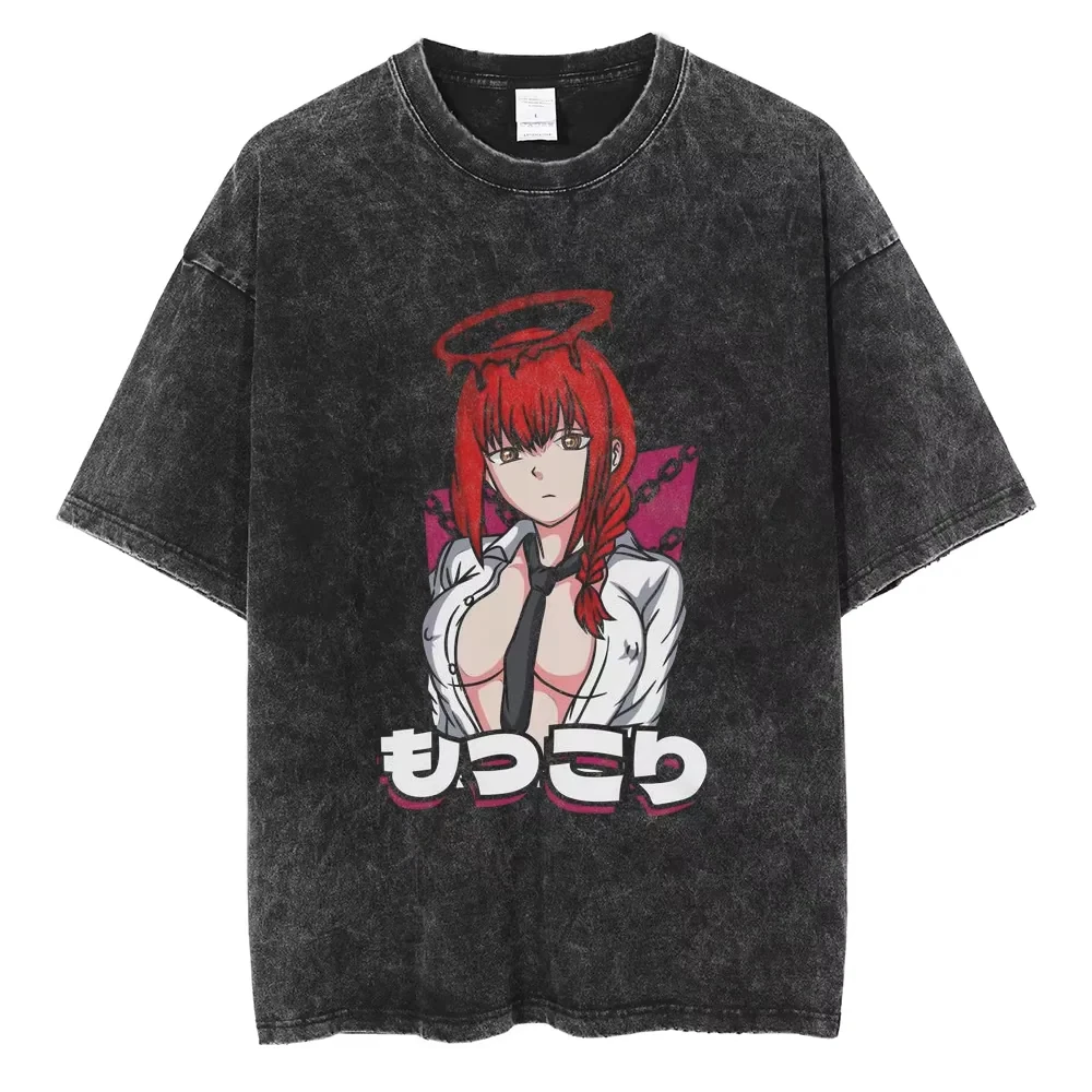 

Attack on Titan Reiner Braun Armored Titan Cyberpunk Retro Screen Vintage Washed Anime Print T Shirt Men 2026 Summer Casuall