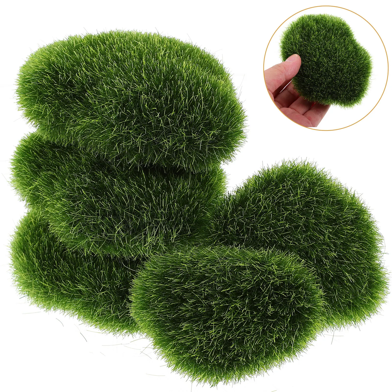 Bonsai Rock Garden - 5Pcs Artificial Moss Stone Background Micro