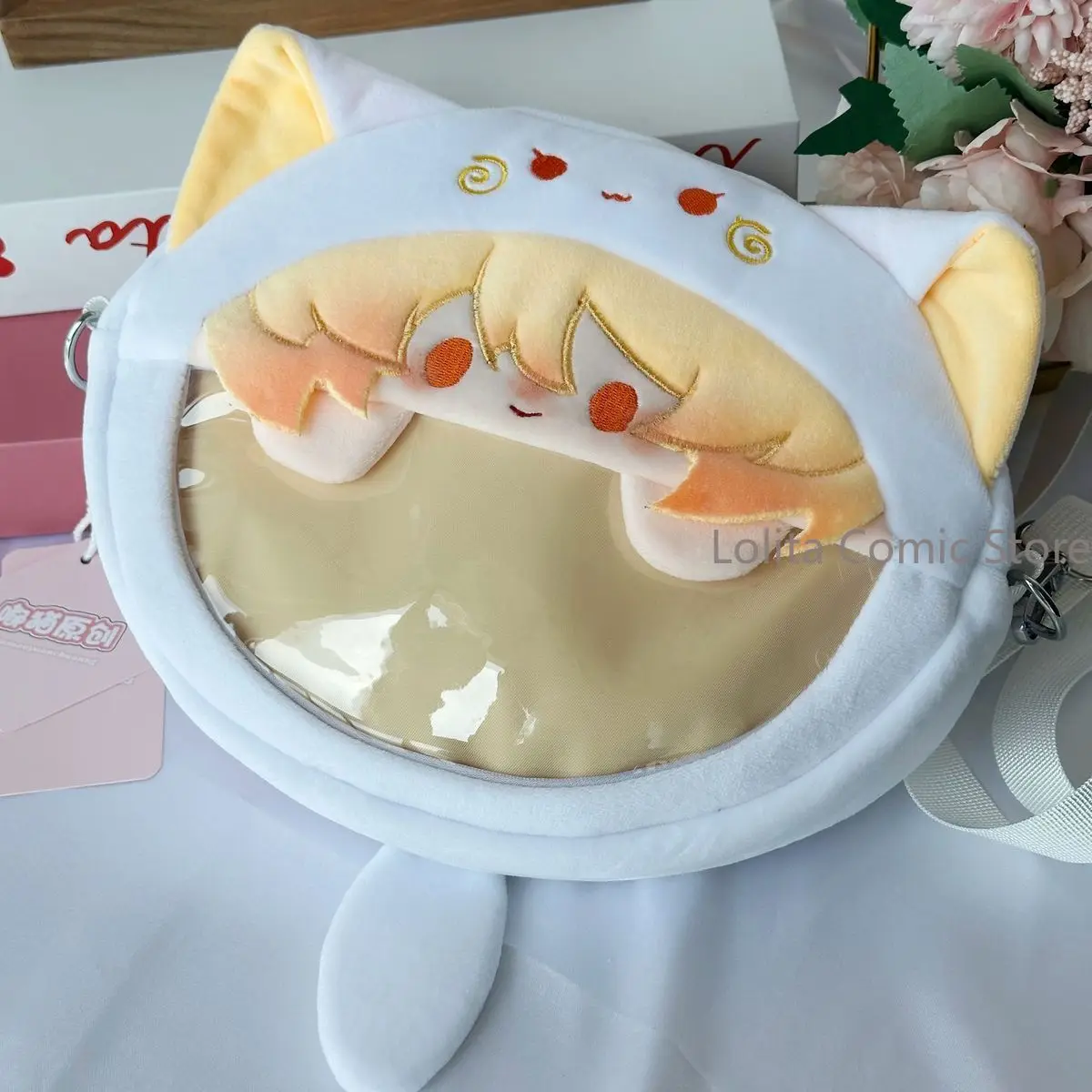 Bolsa de Ombro de Pelúcia Project Sekai Tenma Tsukasa TKS TMS, Bolsa Transversal Anime, Bolsa para Celular, Mochila de Pelúcia, Presente de Aniversário para Cosplay