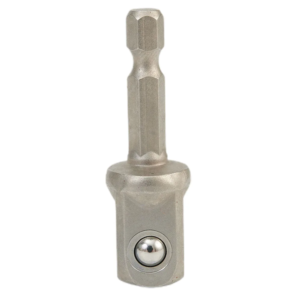 3 Pcs Chrome Vanadium Steel Socket Adapter Set Hex Shank 1/4