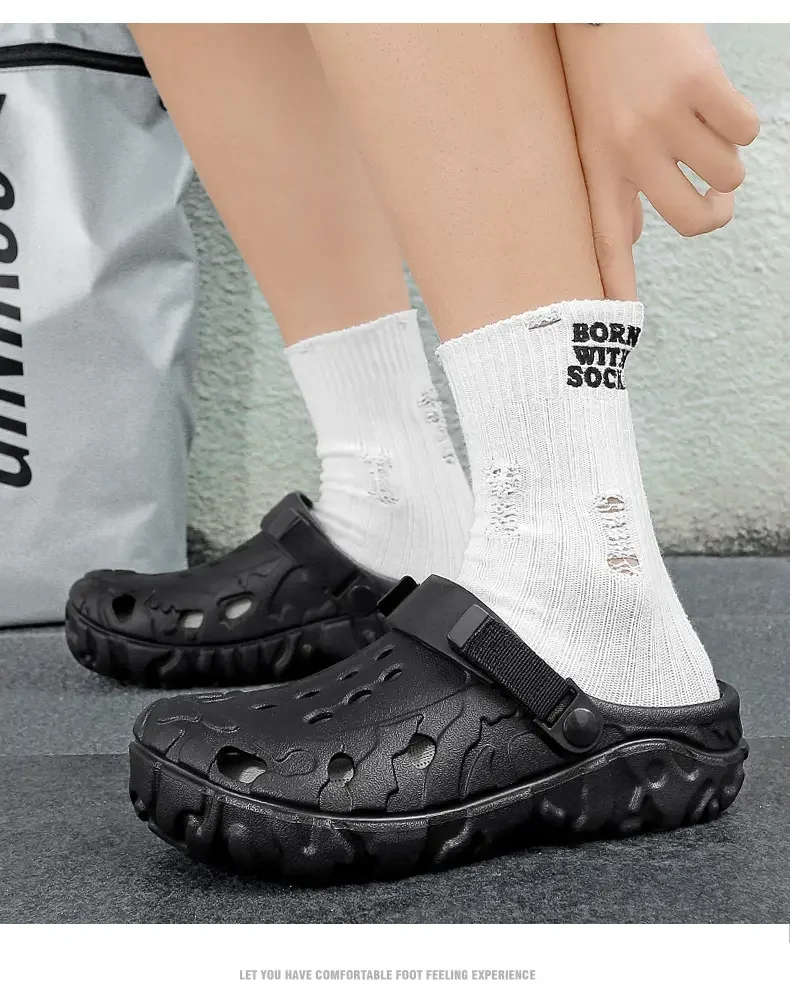 2026 Günstige EVA Herren-Clogs Leichte Großhandels-Plastik-Clogs für Herren Strand- und Arbeitssandalen mit Herren-Clogs & Pantoletten – Detail 10