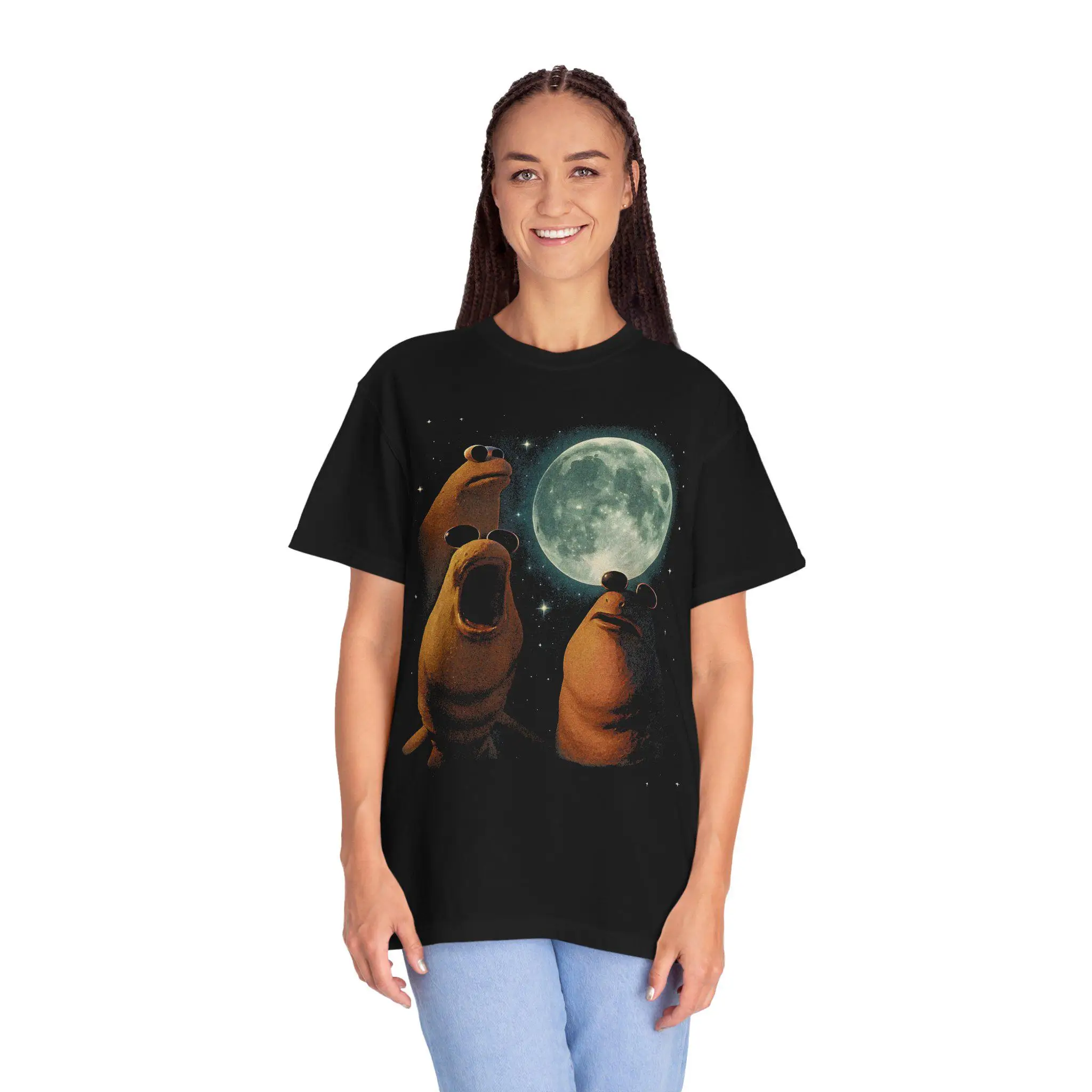 Marcus The Worm Comfort Colors Shirt Printed with The Popular Internet Meme Character 'Marcus The Worm'