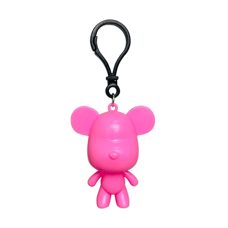 Cartoon Violent Bear Keychain Female Charms Gifts Fashion Bear Accessories Keyring Bag Pendant Key Chain