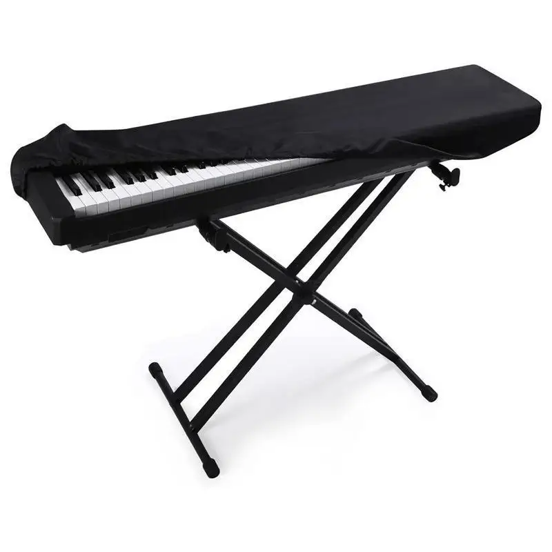 Premium-Stoff 61/88 Tasten Digitalpiano-Abdeckung Ultra Dünne Staubdichte Keyboard-Abdeckung für Heimstudio und Schule – Detail 5