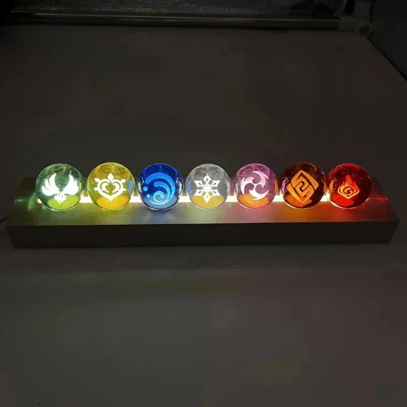 Healing Magic Sphere Asia Rare Clear Multicolor Crystal Ball Lensball Living Room Decor Gifts Cosplay Home Decor Model Toy Gifts