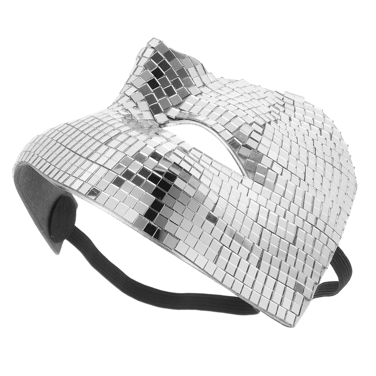 Glitter Half Face Mask Disco Ball Carnival Costume Party Women Men Masquerade Mask Festival Punk Fancy Dress Halloween Dance