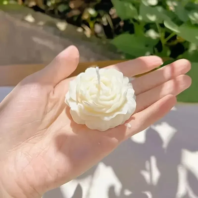 3d rose flower peony silicone candle molds diy gypsum resin soap chocolate mold for valentine's day 2026 latest models