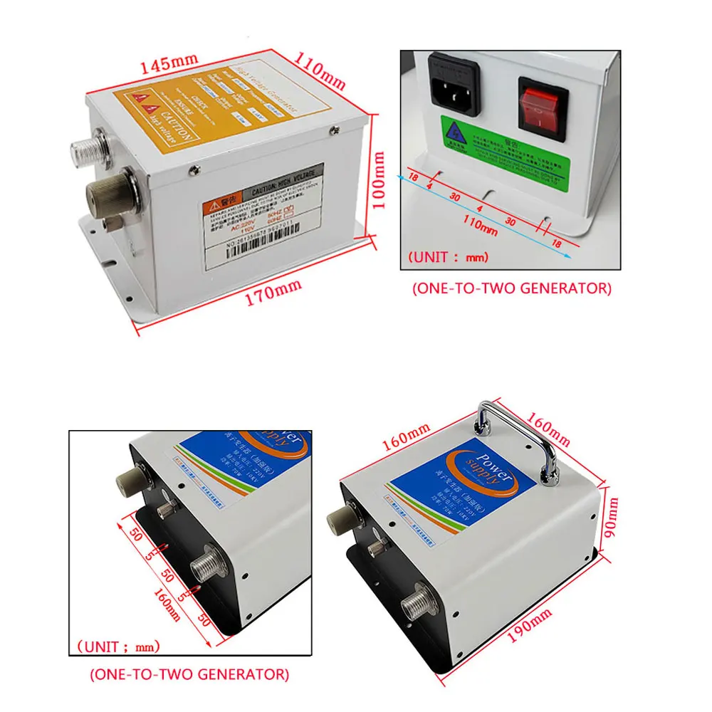 ST-302D Anti-Static Ionizing Air Gun Power Tools Part Lndustrial Dusting Gun 4.6KV/10KV Lonizing Air Gun  30W/70W Max Lonizer