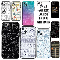 Physics Math Formula Equation Bumper Phone Case For iPhone 11 12 13 14 15 16 Pro X XR XS Max Plus Back Cover