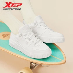 Xtep Skateboarding Shoes For Women  Autumn Comfortable Skate Shoes Cushion Lightweight  Breathable Sneakers 876318310013