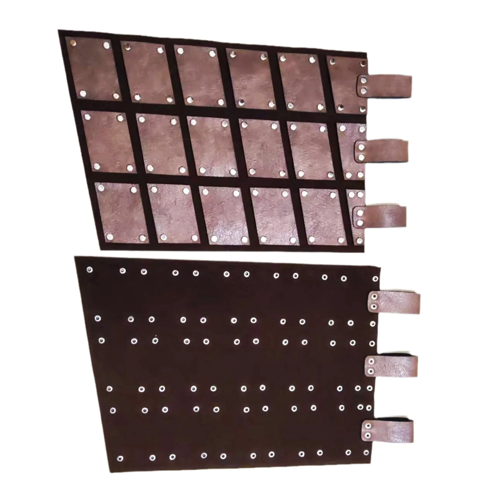 Męska Średniowieczna Sztuczna Skórzana Zbroja na Udo Retro Dwustronna Zbroja na Pas z Paskiem Strażnik & Rycerz Spódnicowa Zbroja na LARP