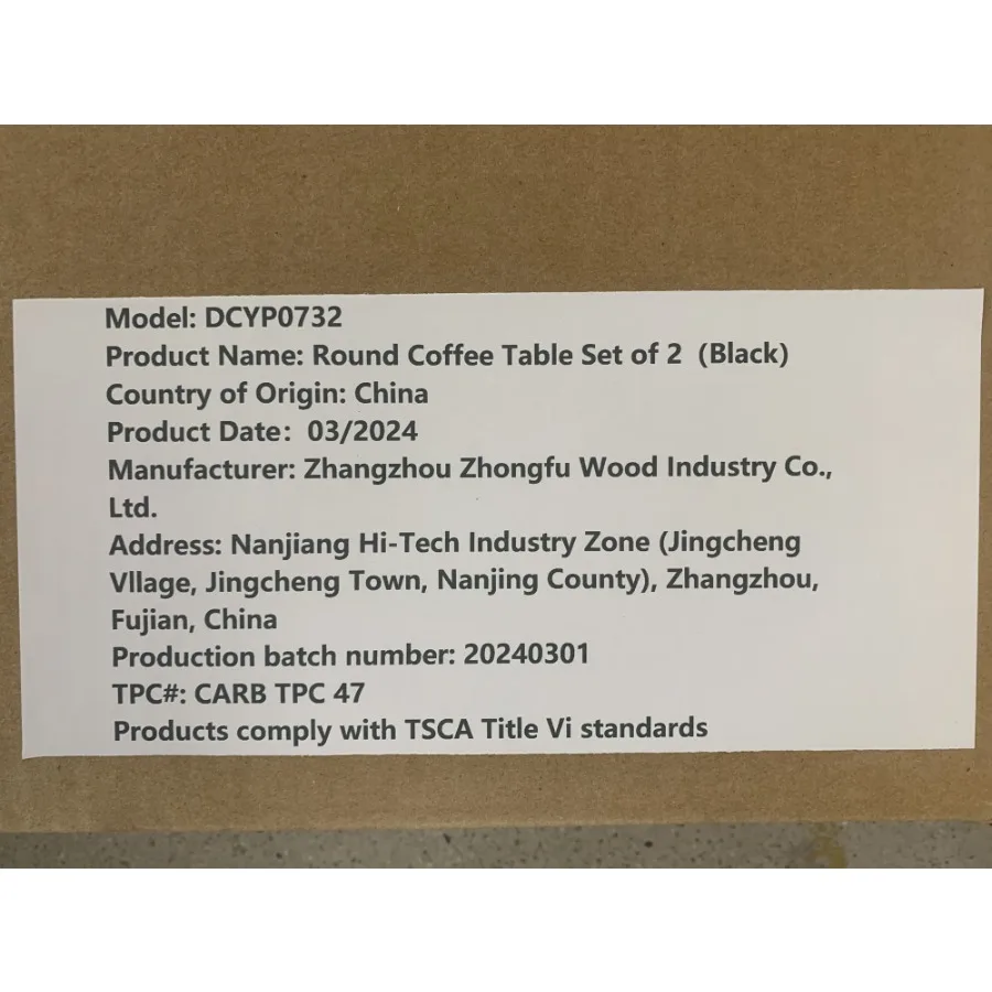 مجموعة طاولة القهوة المتداخلة مكونة من 2 طاولة قهوة مستديرة مقاس 27.6 بوصة من الخشب بنمط رخامي مع إطار معدني قوي وطاولات جانبية للطاولة