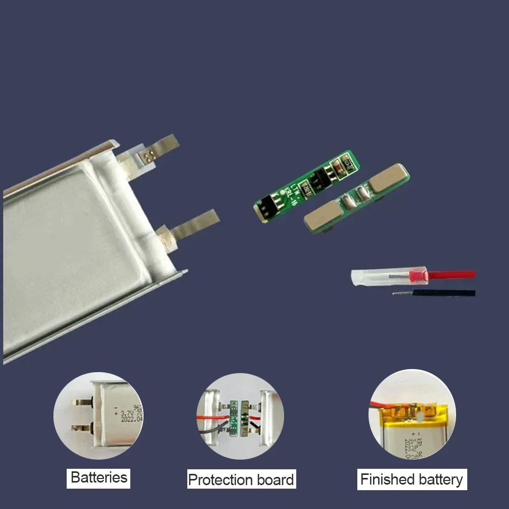 Akumulator litowo-polimerowy 701535 3,7 V 350 mAh do słuchawek Bluetooth, urządzenia do tresury psów, maszyny do kart kredytowych. — zdjęcie produktu 4