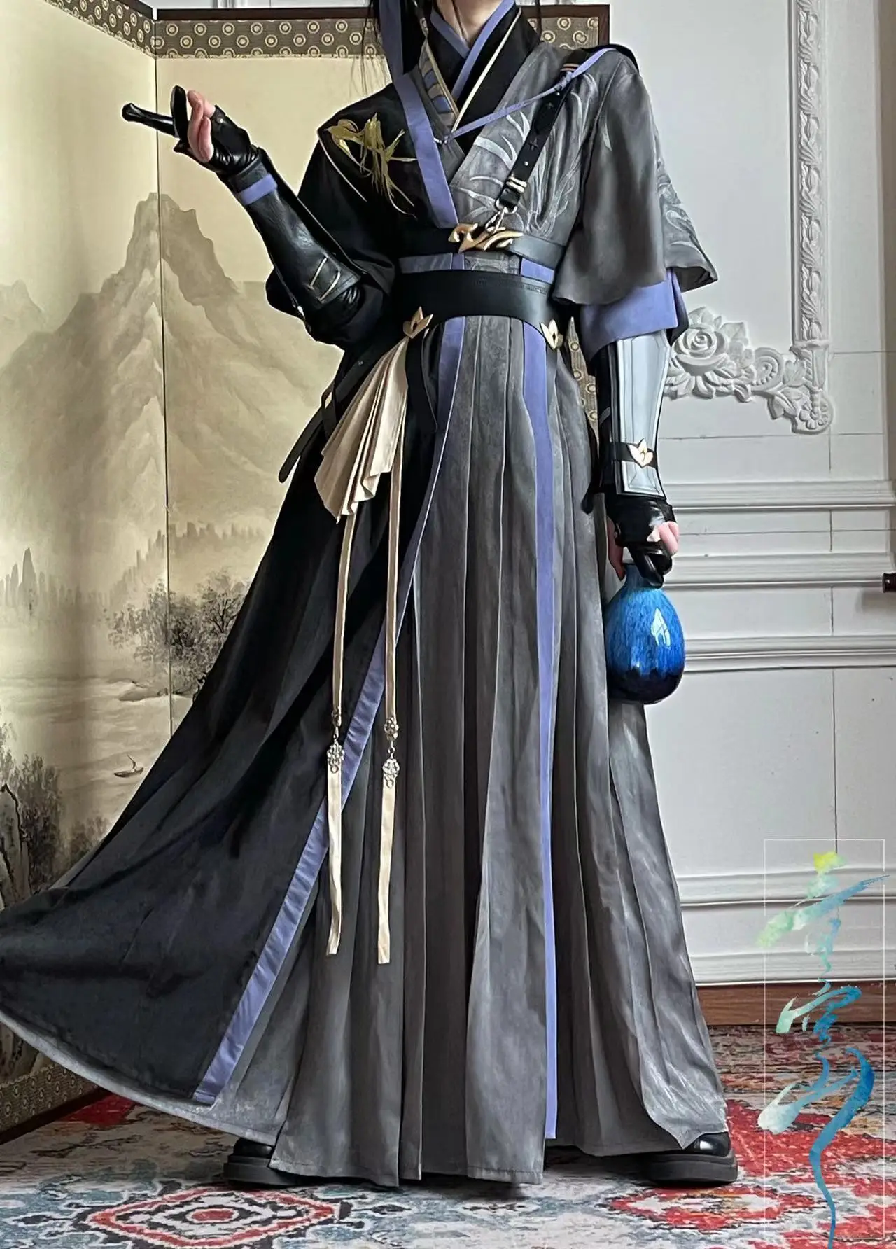 Anime Game Code Name: Yuan Fu Rong Antiquities Halloween Carnival Role CosPlay Costume Complete Set