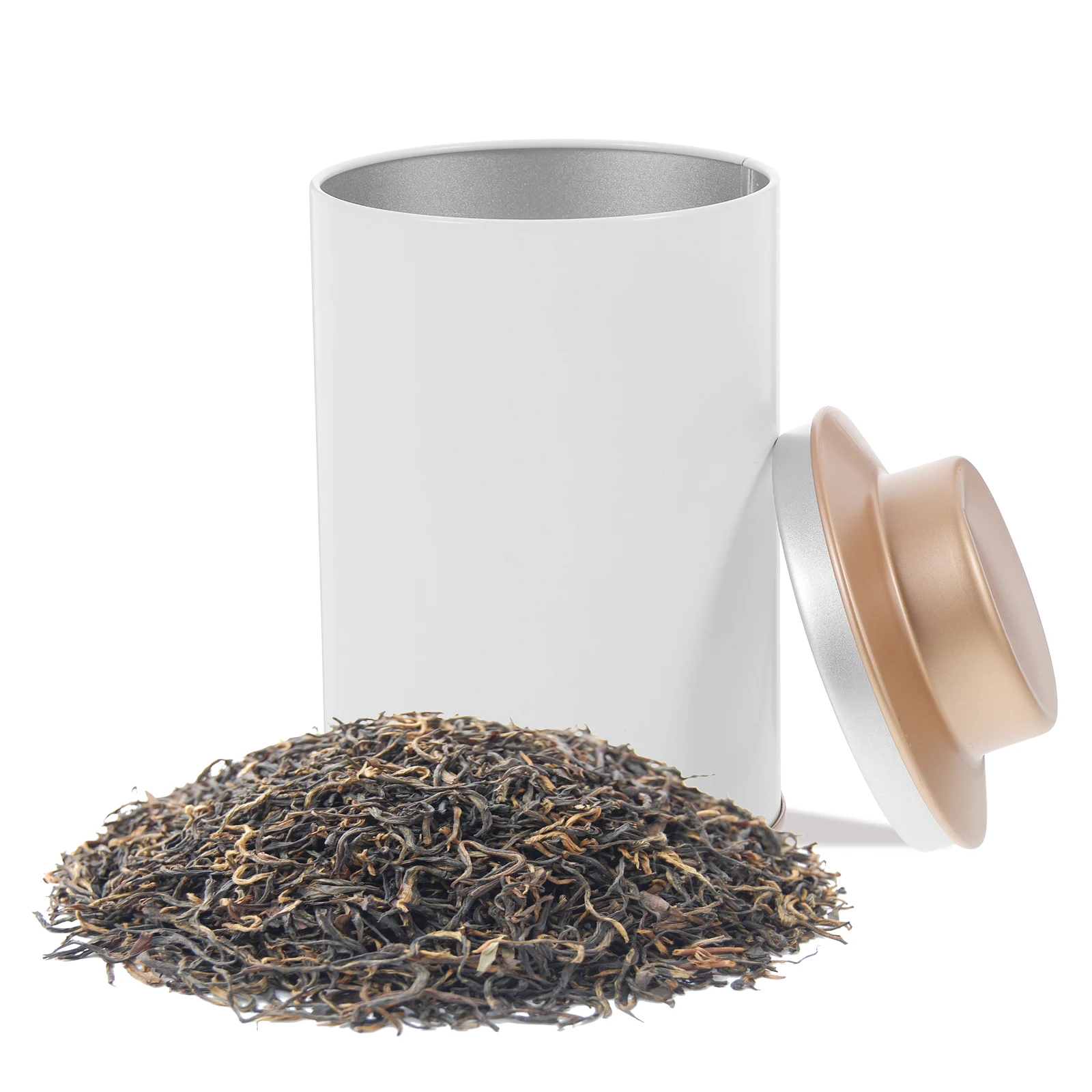 

Tea Tin With Lid Tinplate Metal Tea Canister Airtight Dry Food Storage Jar For Coffee Beans Candy Kitchen Organizer