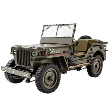 Fms Rc Car 1:12 1941 Willys Mb Jeep 2.4g 4wd Rtr Crawler Climbing Scale Military Truck Buggy Rc Model Car Adult Children&#x27;s Toy Model