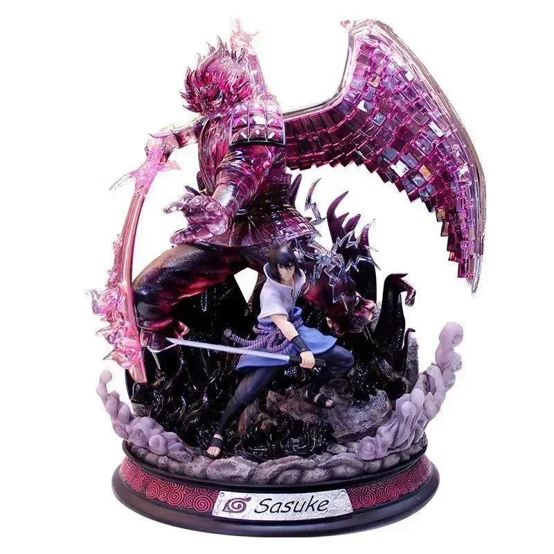 Naruto Anime Figurine Gk Susanoo Uchiha Madara Sasuke Hatake Kakashi Kurama Modello Anime Collezione Regalo di festa Giocattoli per bambini