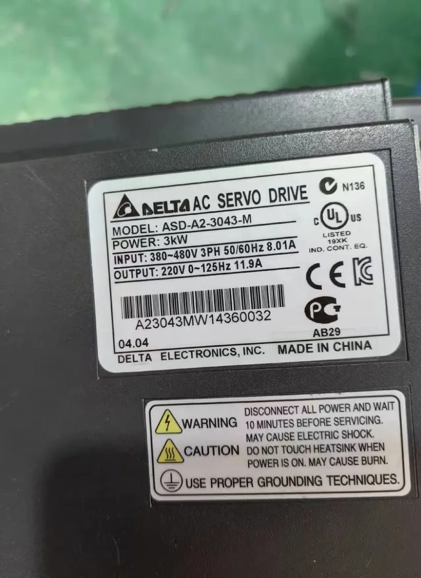 Imagem -02 - Tensão Delta Drive Usado Asd-a23043-m 3.0kw Testado ok Alta