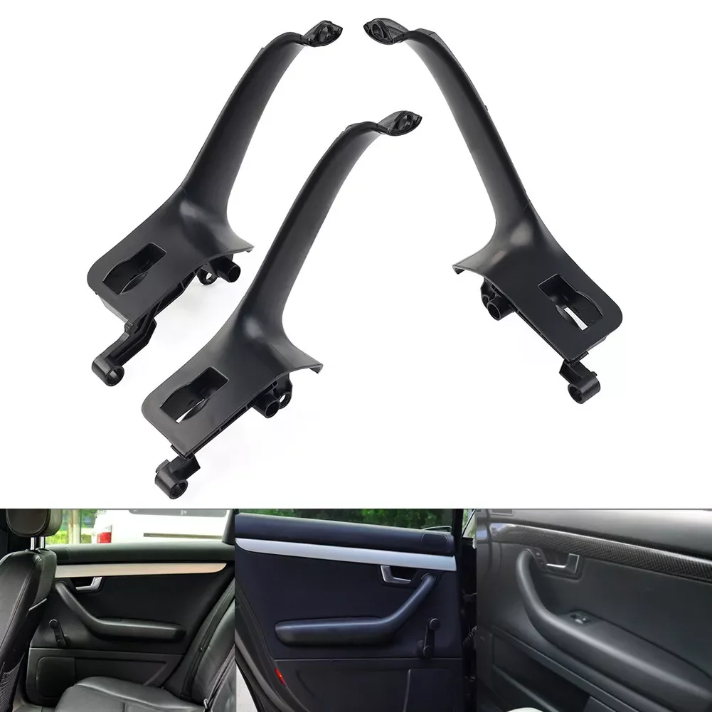 Black Left Hand Drive Interior Door Pull Handle For Audi A4 B6 B7 2002-2008 8E0868394A 8E0868393A 8E1867162B Car Accessories