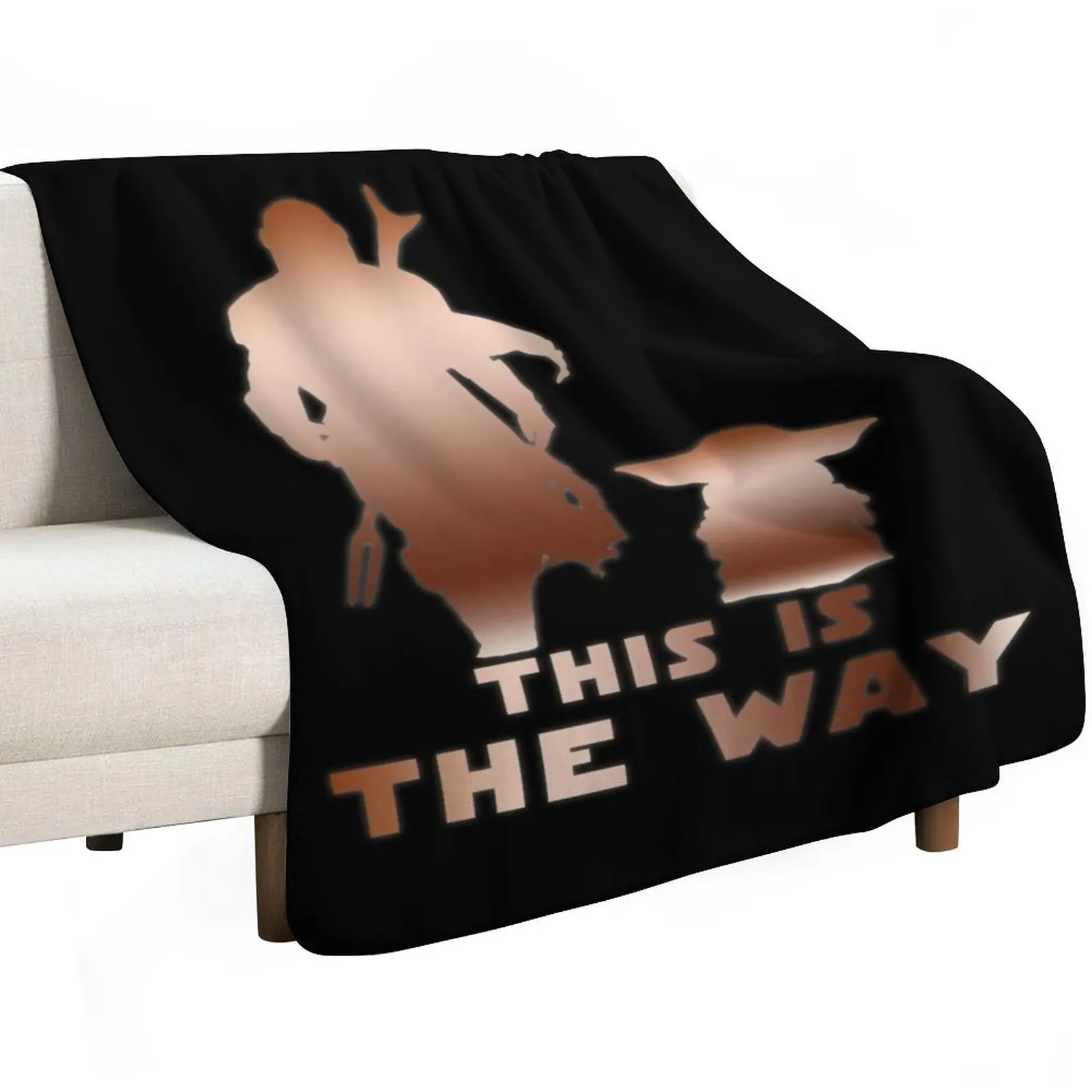 

Mando (Variant) This is The Way Throw Blanket anime Comforter Retros Blankets