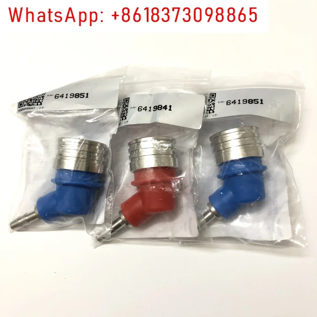 Fisson bypass connector 4008 red and blue bypass connector flush bridge quick connector